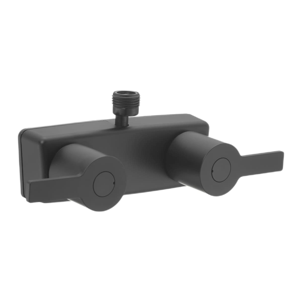 Dura Faucet Modern RV Shower Diverter Faucet | Dual Lever, Matte Black