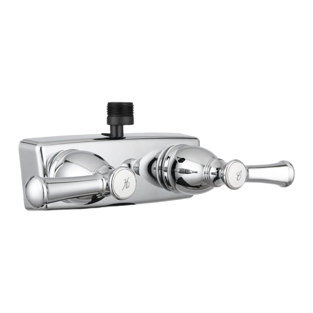 Dura Faucet RV Shower Diverter Faucet | Chrome, Lever Handles