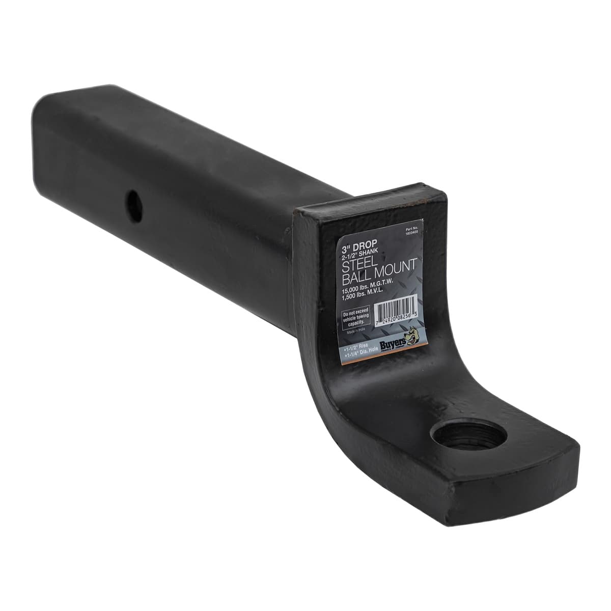 Buyers Products High-Low Ball Mount for 2-1/2 Inch Receiver