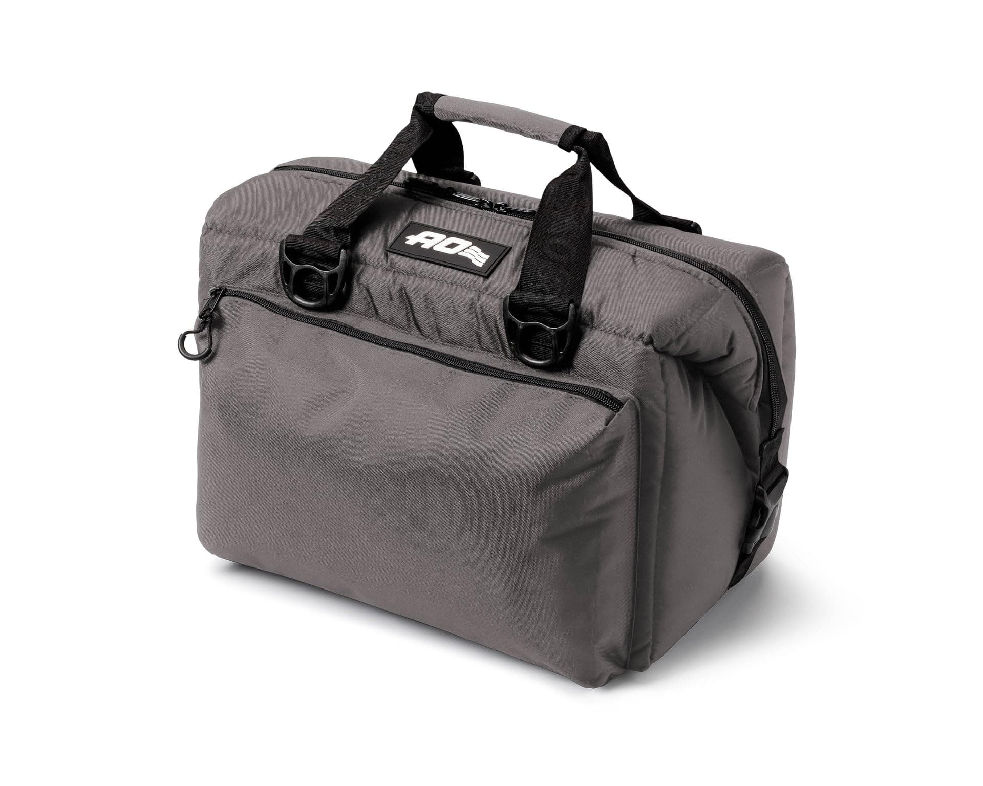 AO Coolers Caravan Canvas Soft Cooler | Black, 24-Can, Dual Side Pockets