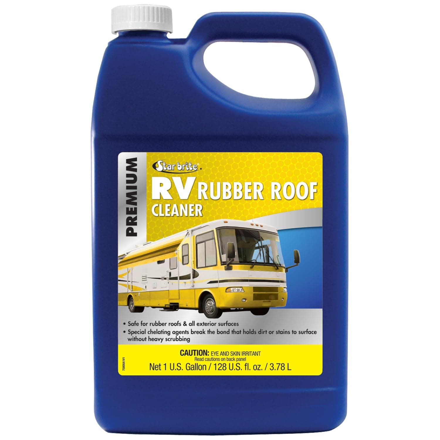 Star Brite Premium RV Rubber Roof Cleaner | 128 oz, Marine-Grade Formula