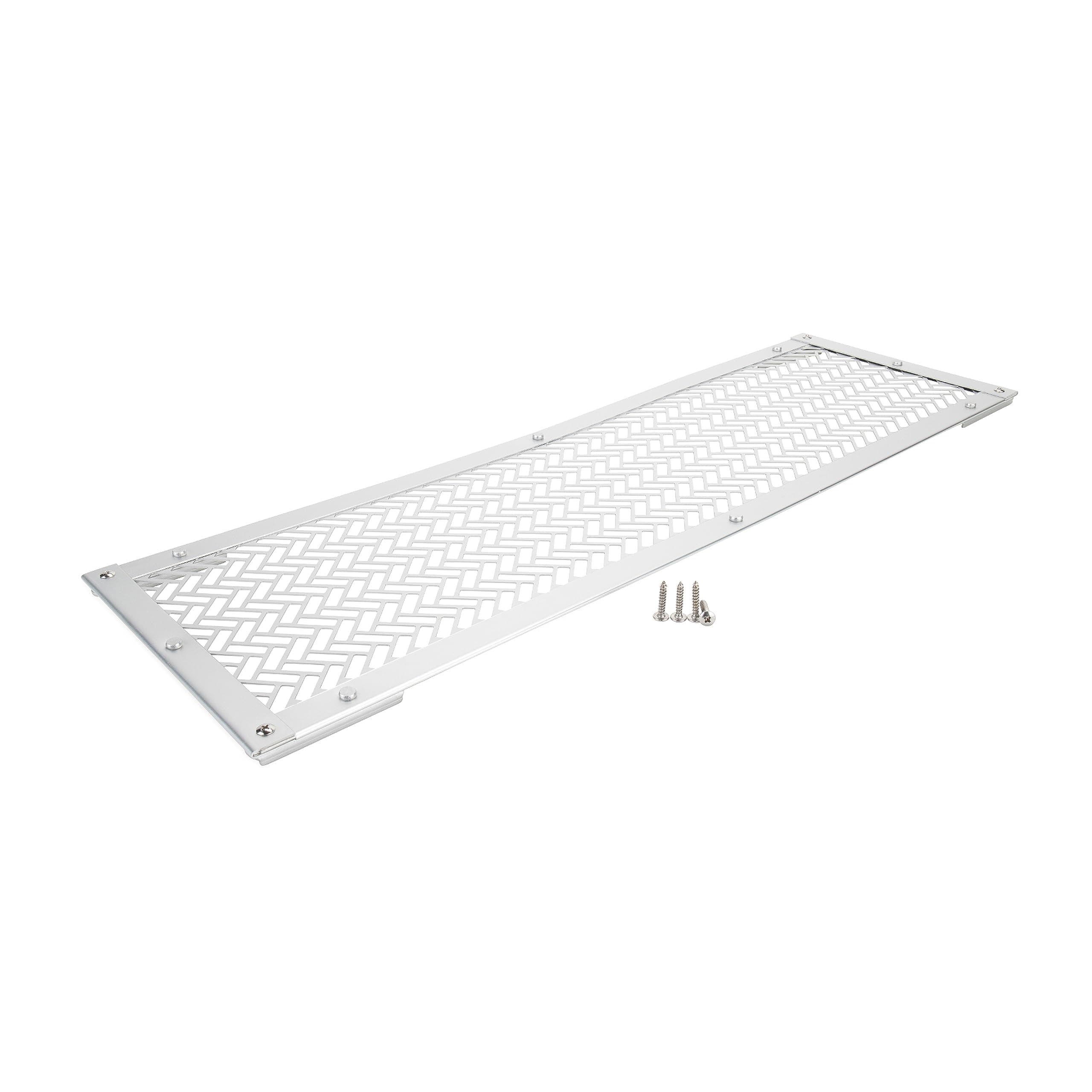 Camco Premium Aluminum RV Screen Door Grille | Adjustable 24"-29", Small