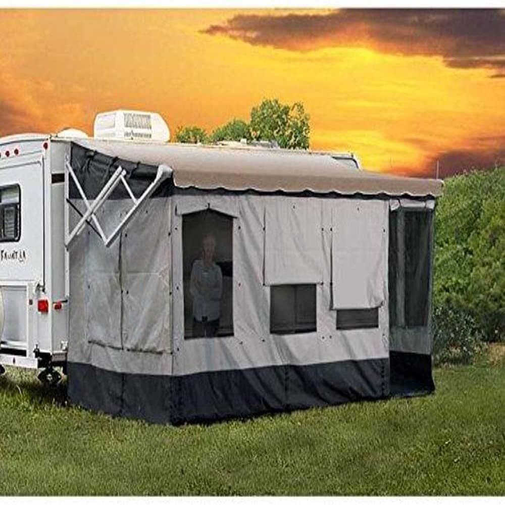 Carefree Vacation'r Screen Room | Fits 10 ft to 11 ft Awnings, No-Drill Setup