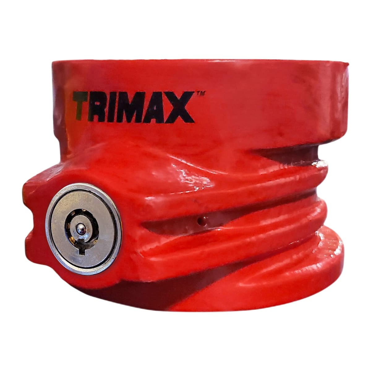 Trimax Heavy-Duty 5th-Wheel King Pin Lock | Red
