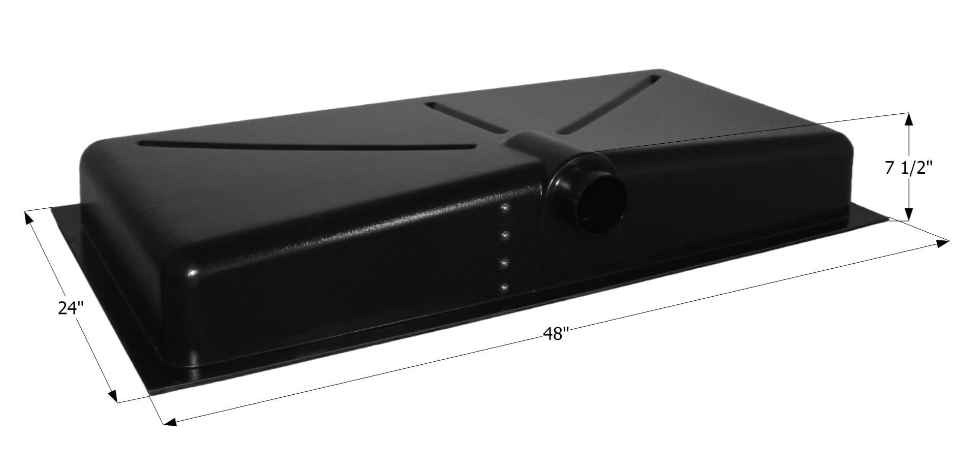ICON Holding Tank HT173SD | 23-Gallon Side Drain, 3" Spigot & 4 Level Sensors