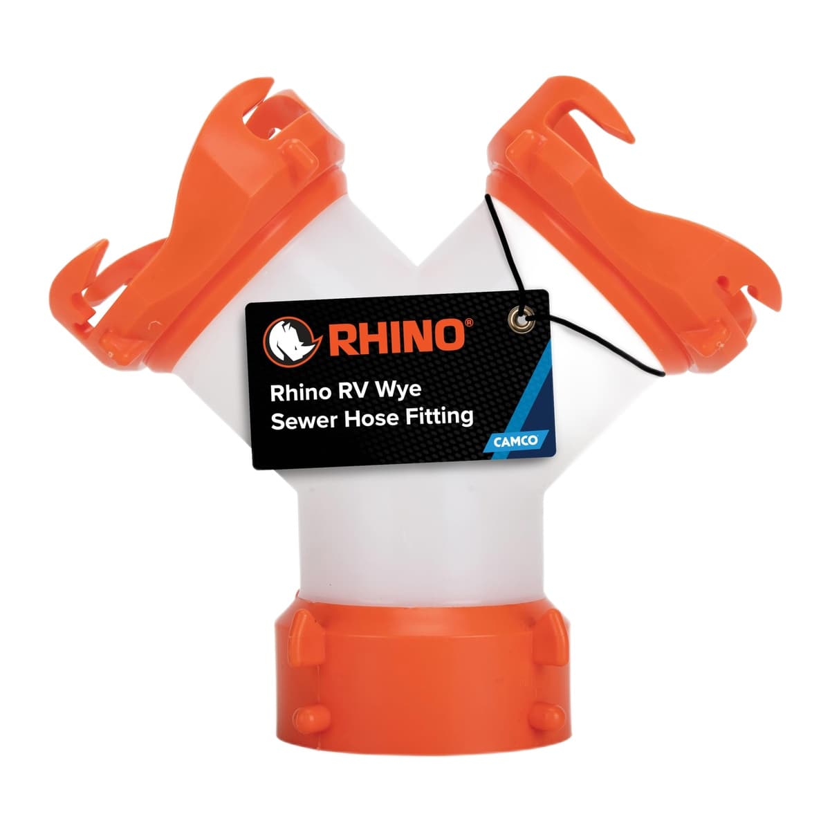Camco RhinoFLEX Wye Sewer Fitting | Connects Two Hoses to One Dump