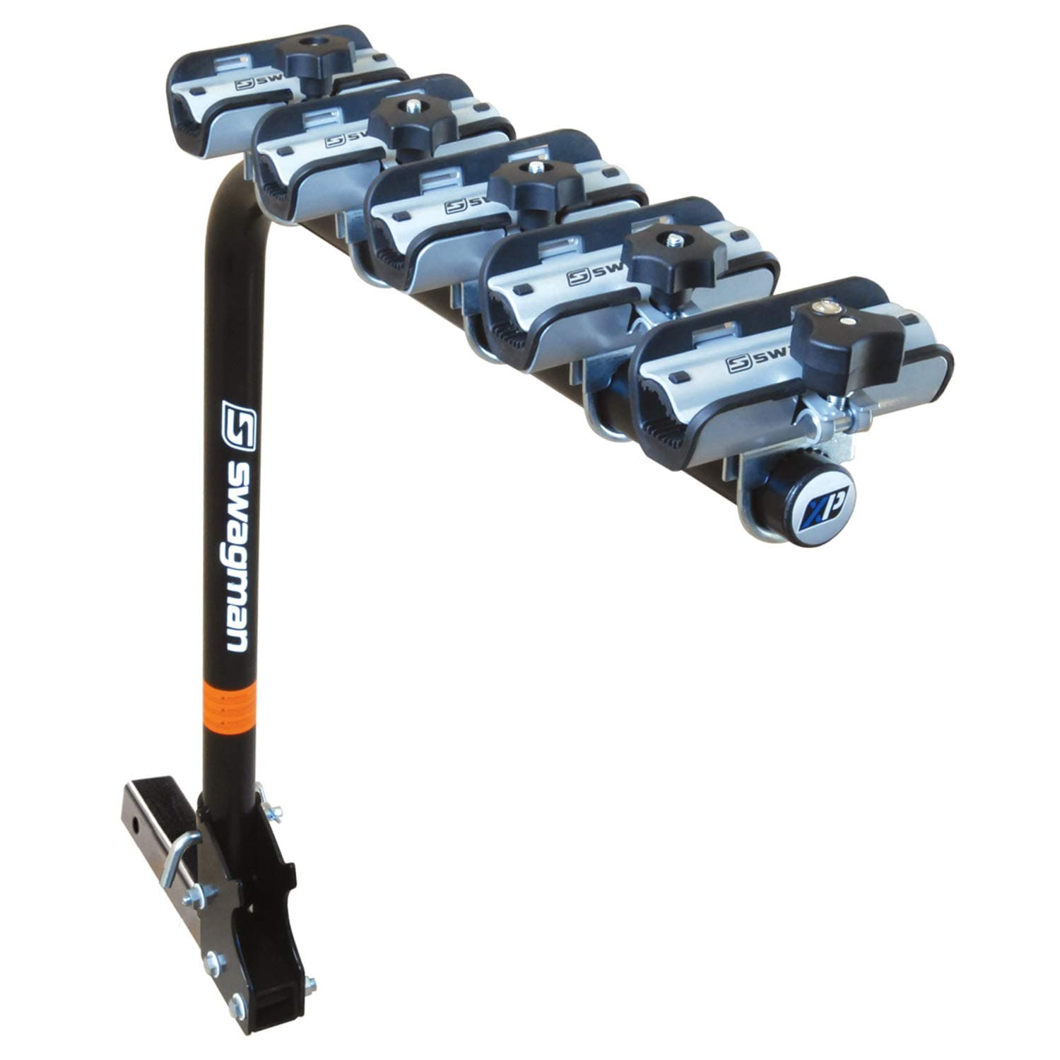 Swagman XP5 Hitch-Mount Bike Rack | Fold-Down, 5-Bike, 2in Receiver
