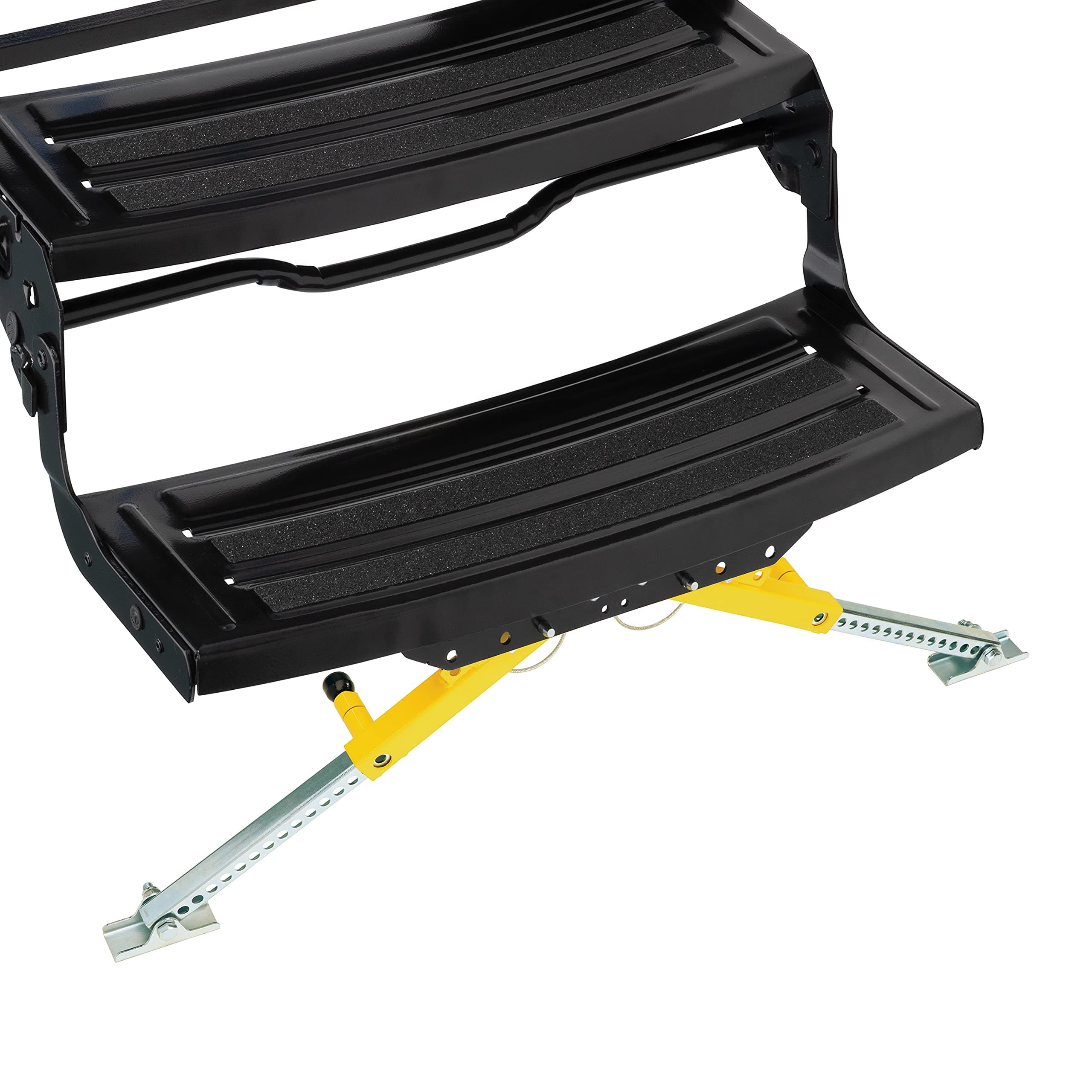 Lippert Solid Stance RV Step Stabilizer Kit | Adjustable, 5"-14" Height Range