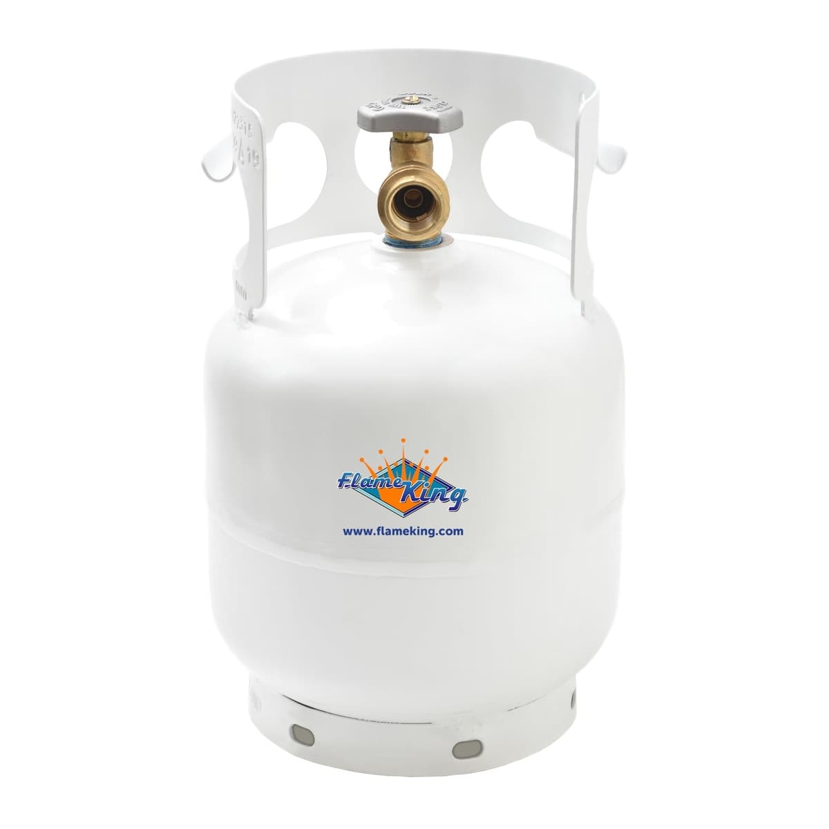 Flame King 5 lb Steel Propane Cylinder | Empty, OPD Valve