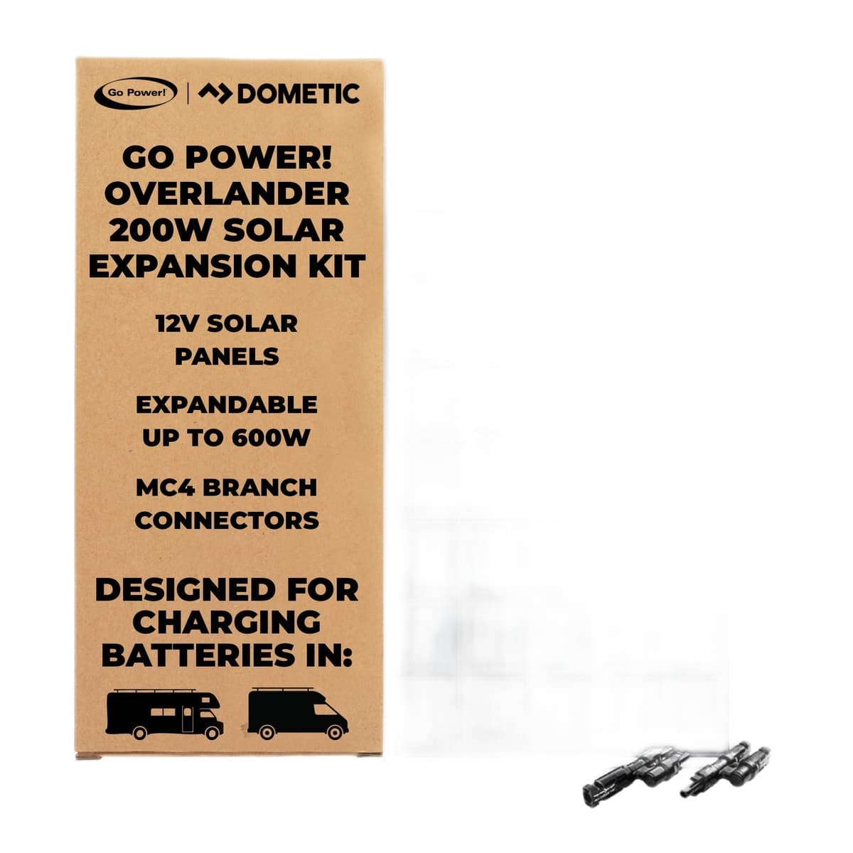 Go Power! Overlander-E 200W Solar Expansion Kit | 12V, MC4