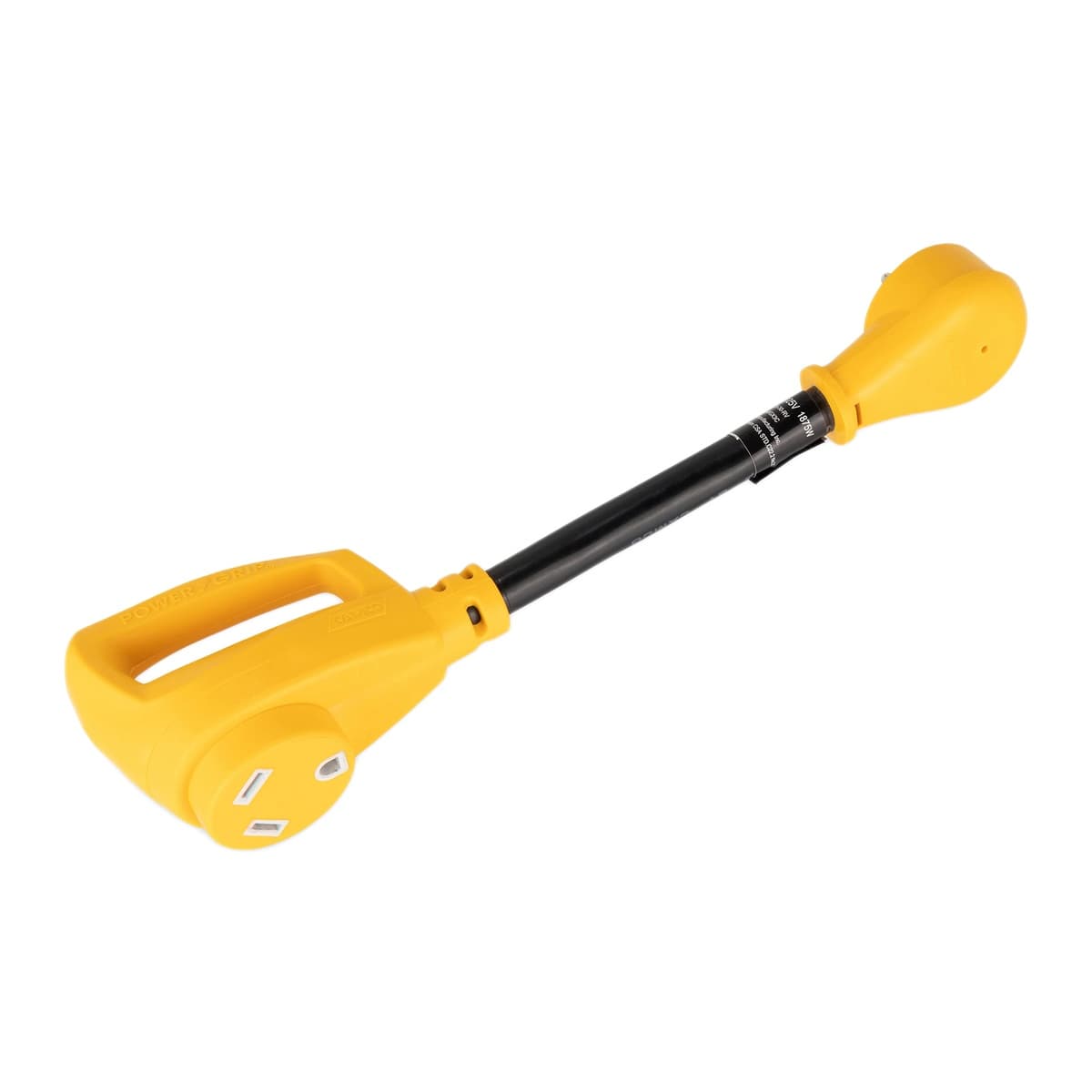 Camco PowerGrip 15A-to-30A Dogbone Adapter | 12", NEMA 5-15P to TT-30R