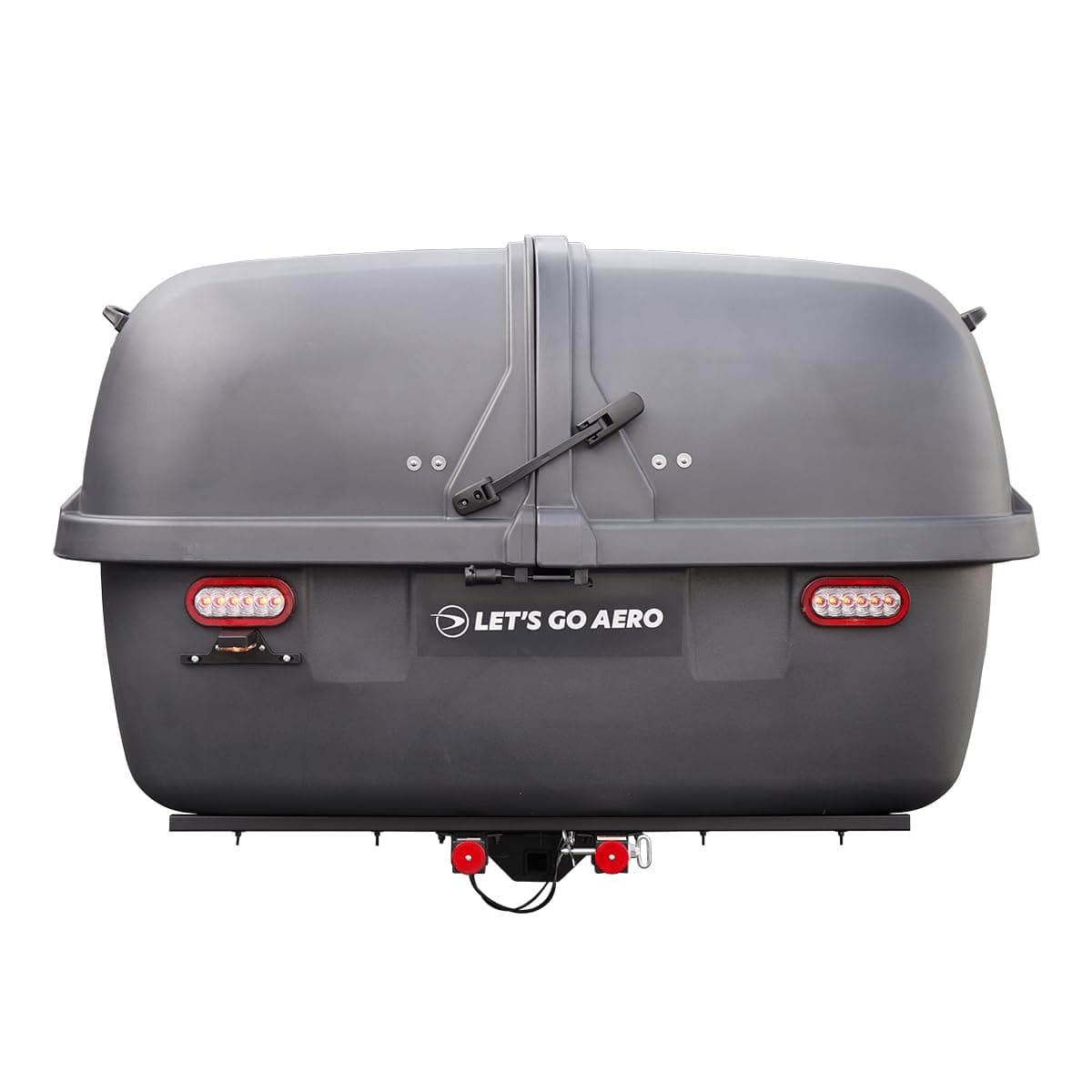 Let's Go Aero GearSpace Slideout Hitch Cargo Carrier | 34 cu ft, Dark Gray, Hard Shell