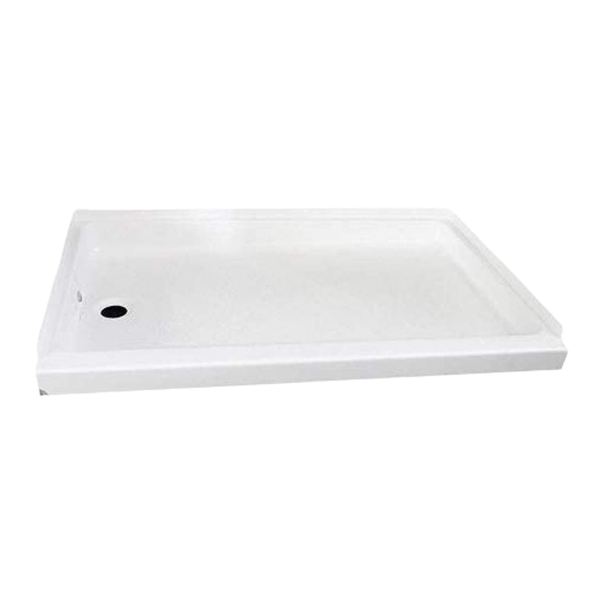 Specialty Recreation RV Shower Pan | 24" x 36", Left-Hand Drain, White