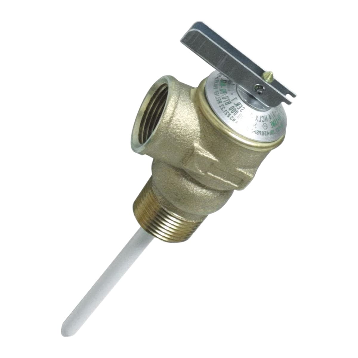 Camco Water Heater T&P Relief Valve | 3/4" with 4" Probe, 150 PSI