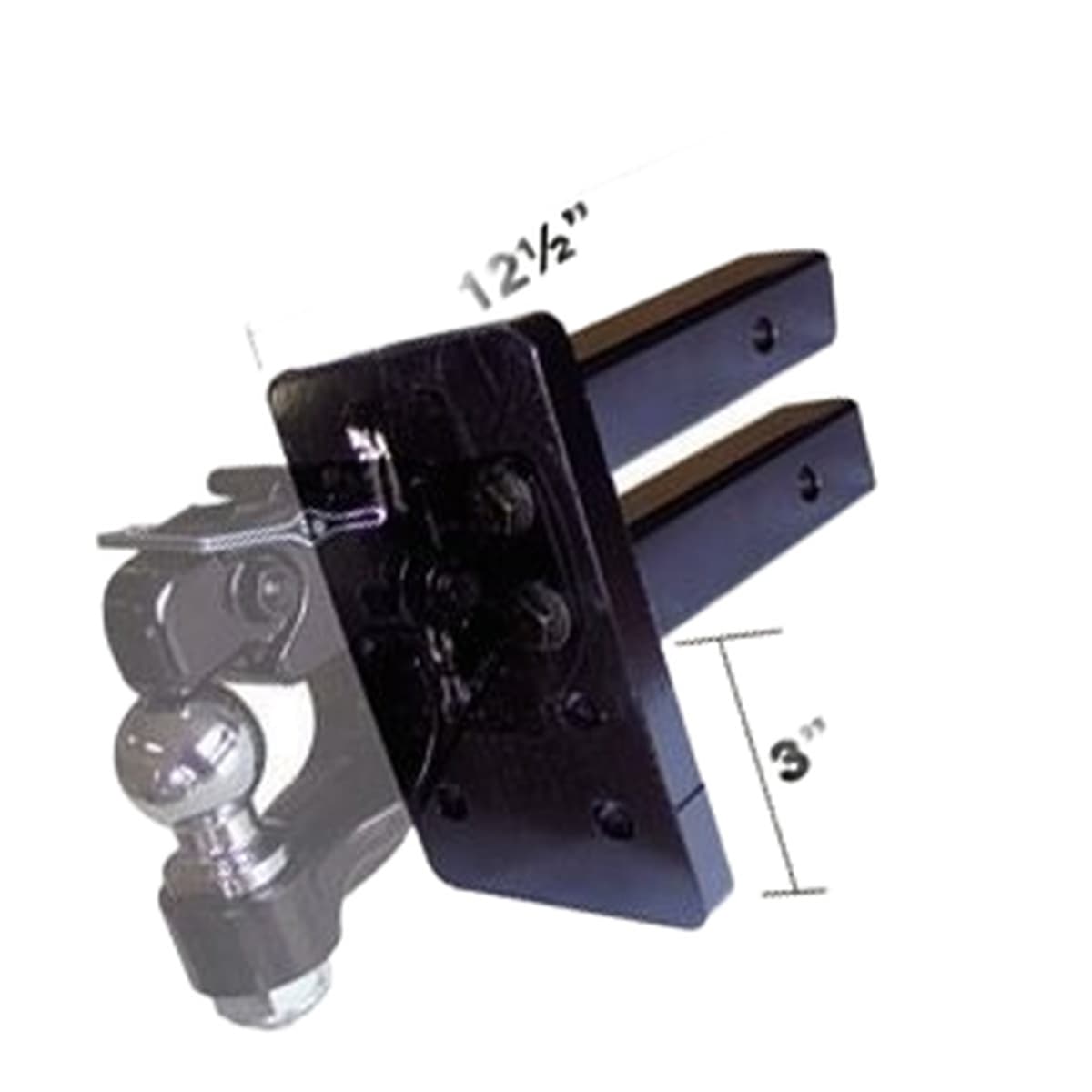 Torklift Magnum Pintle Adapter Shank, 17,000 lb