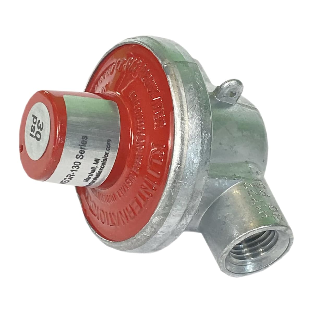 Traveler's Choice Compact High-Pressure Fixed LP Regulator | 30 PSI, 1/4" FNPT