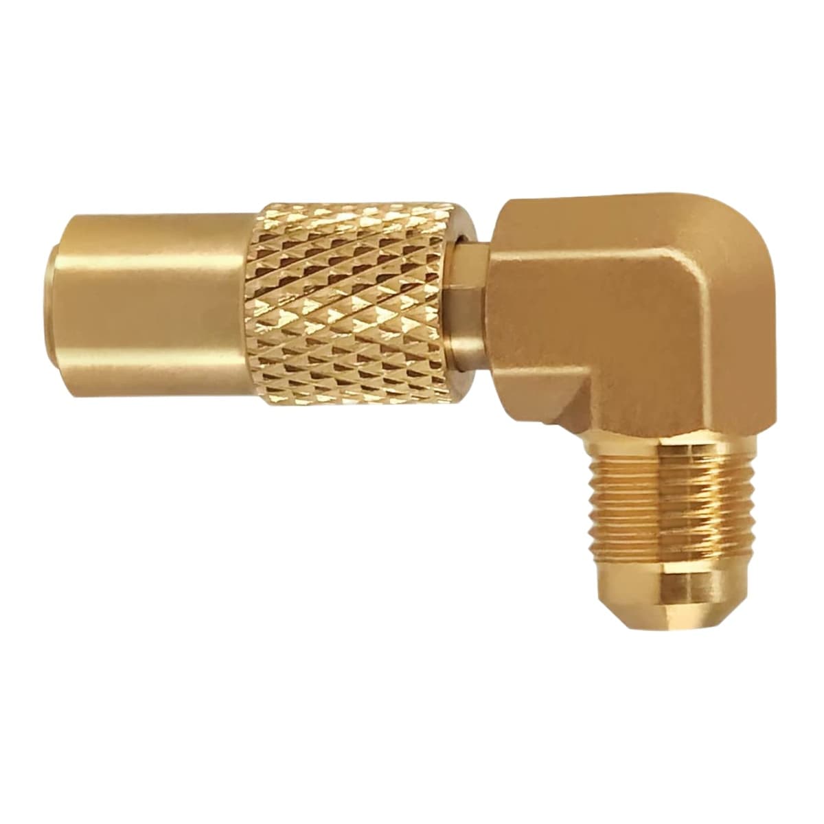 Flame King Propane Elbow Adapter, 3/8" Male Flare for 17" & 22" Griddles