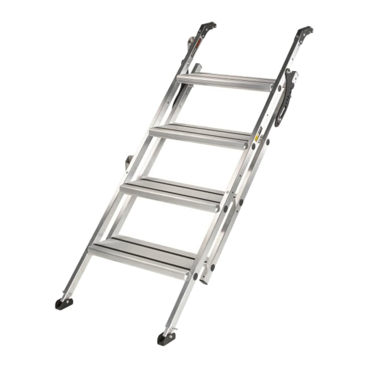 Lippert Victory Step Quad RV Patio Steps | Handrail, 300 lb, 8" Rise