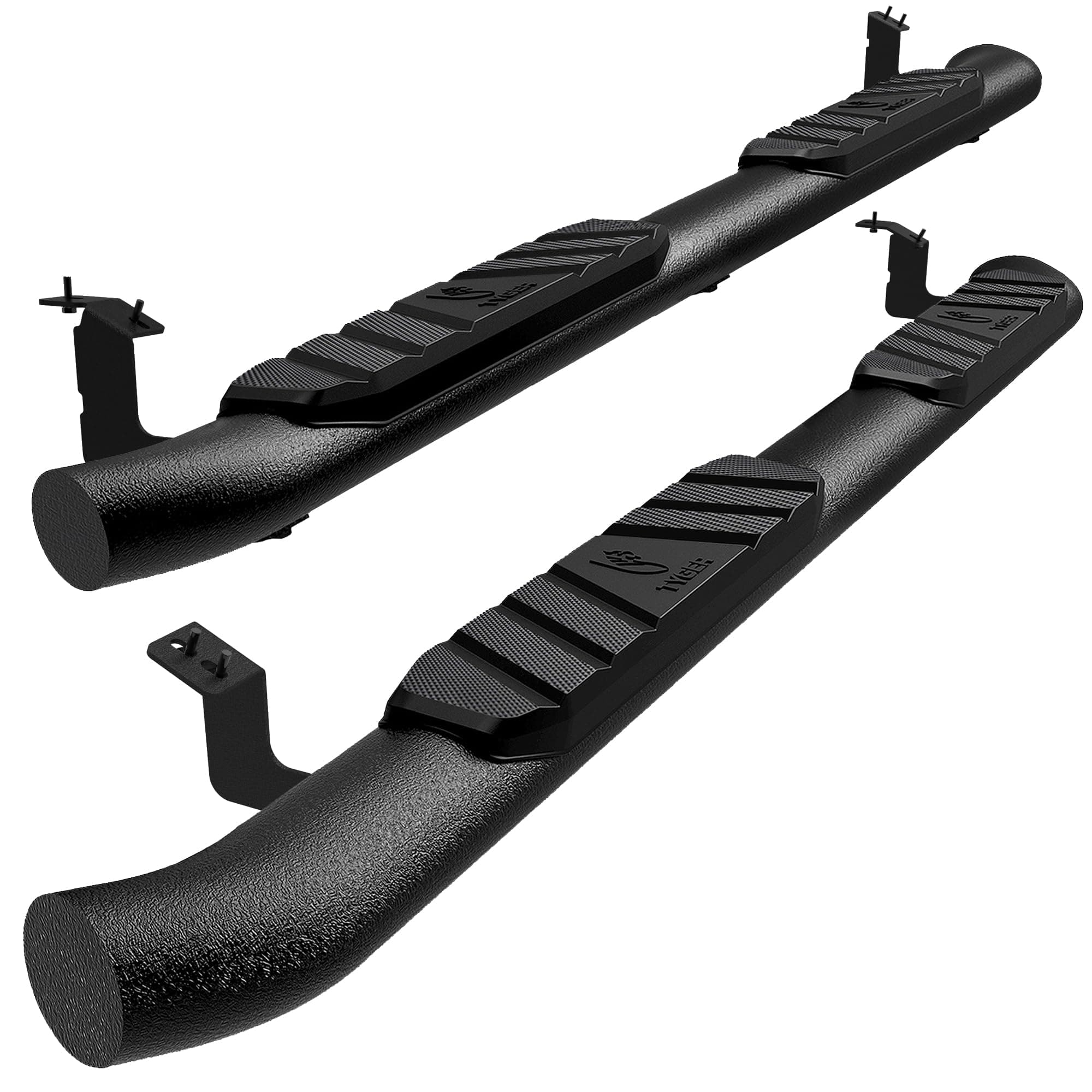 Tyger Auto TYGER RIDER Running Boards | 2005-2023 Toyota Tacoma Double Cab, 3.5" Textured Black