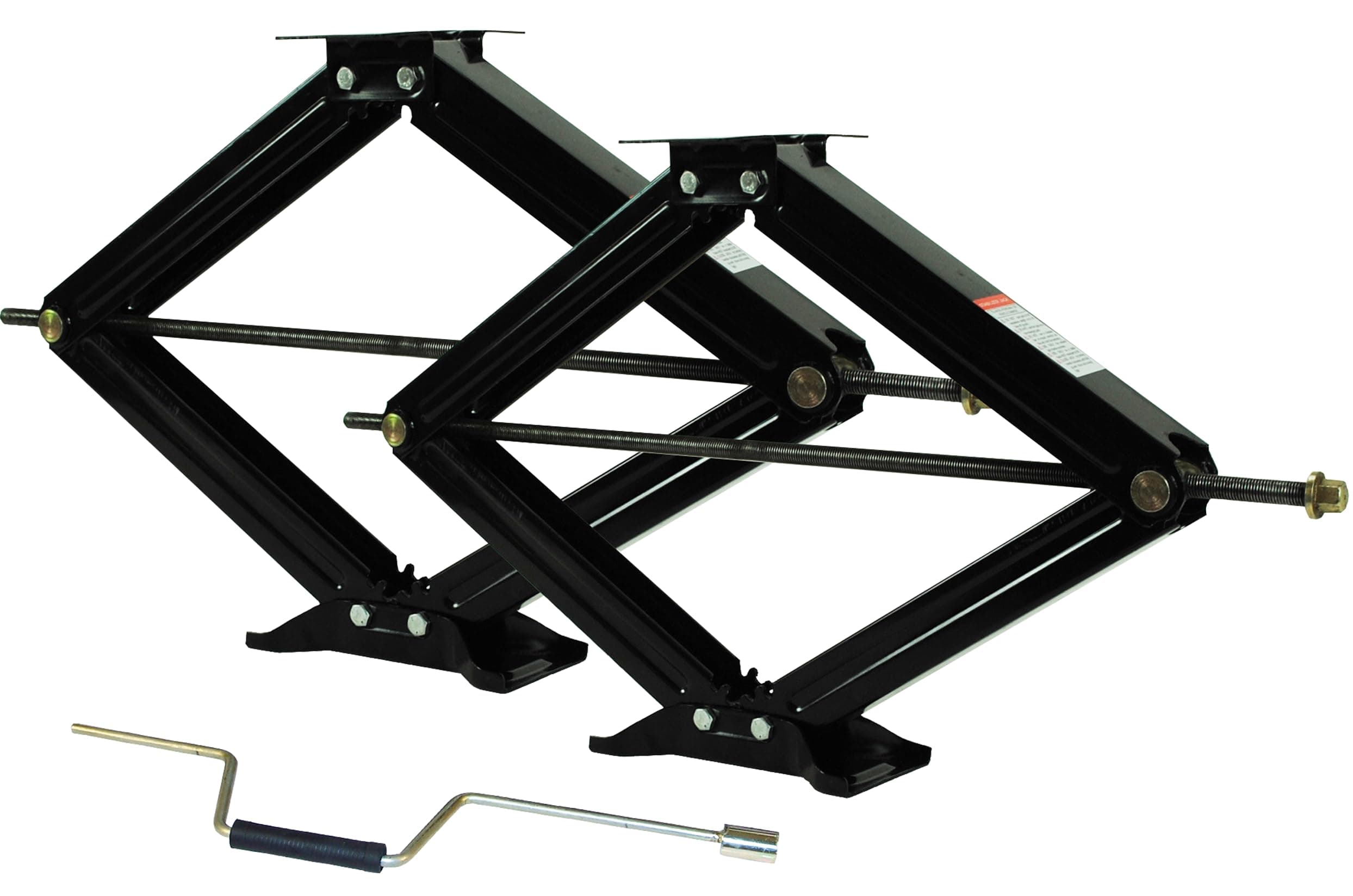 Ultra-Fab Scissor Jacks | 4-3/4 to 24 in, 6,500 lb Capacity, Set of 2