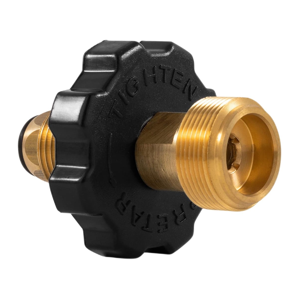 Camco Propane Cylinder Adapter, Soft-Nose POL x 1-In-20 Male