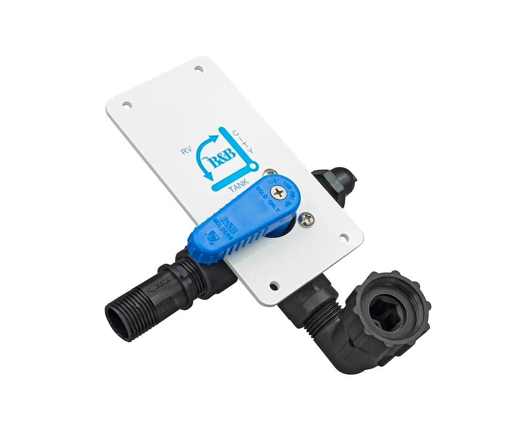 B&B Molders Fresh Water Fill Diverter Valve | OEM Replacement, Compression Fittings