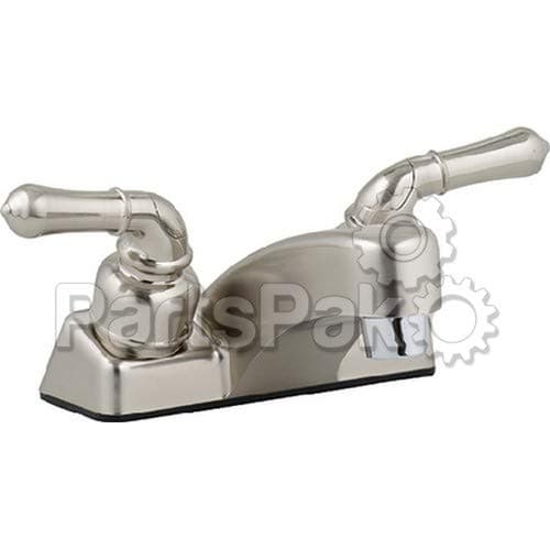 LaSalle Bristol Utopia 4 in. RV Lavatory Faucet | Brushed Nickel, Teapot Handles