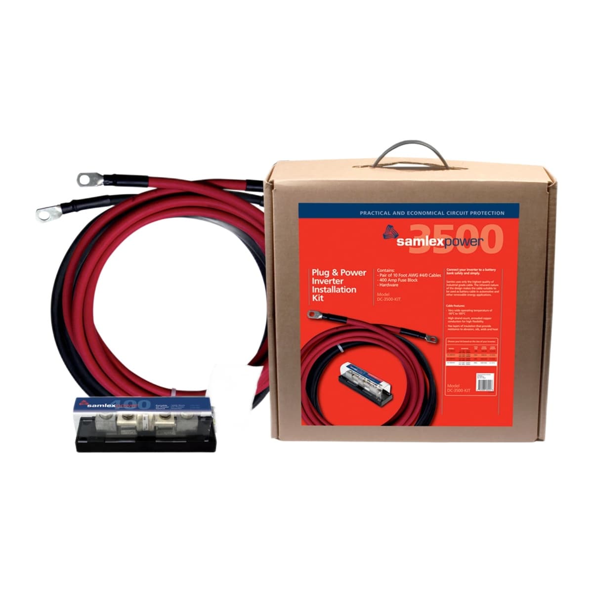 Samlex DC-3500-KIT 400A Inverter Installation Kit for 3500W Inverters