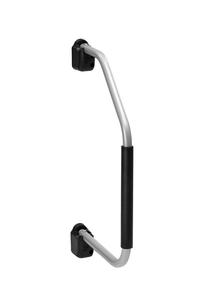 Stromberg Carlson Lend-A-Hand Folding RV Handrail | Satin Silver Aluminum, 27"