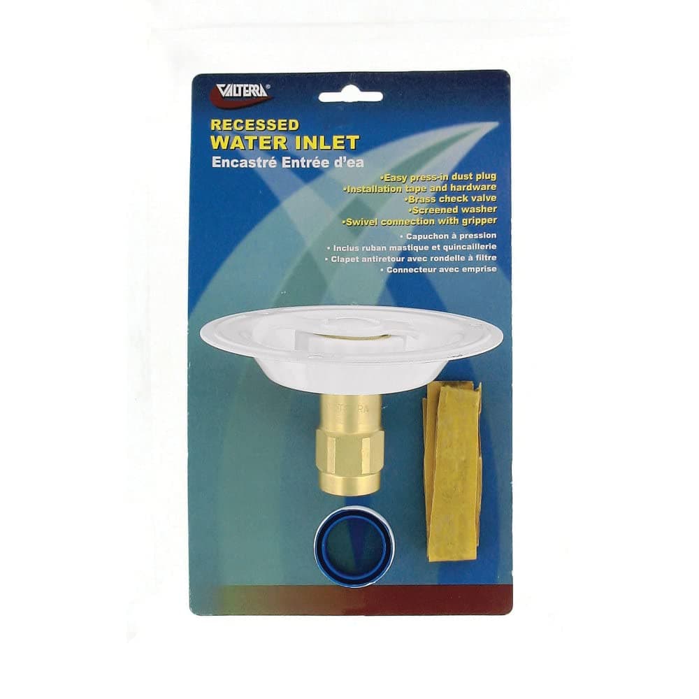 Valterra City Water Fill Dish | Colonial White, Lead-Free, Wall Mount
