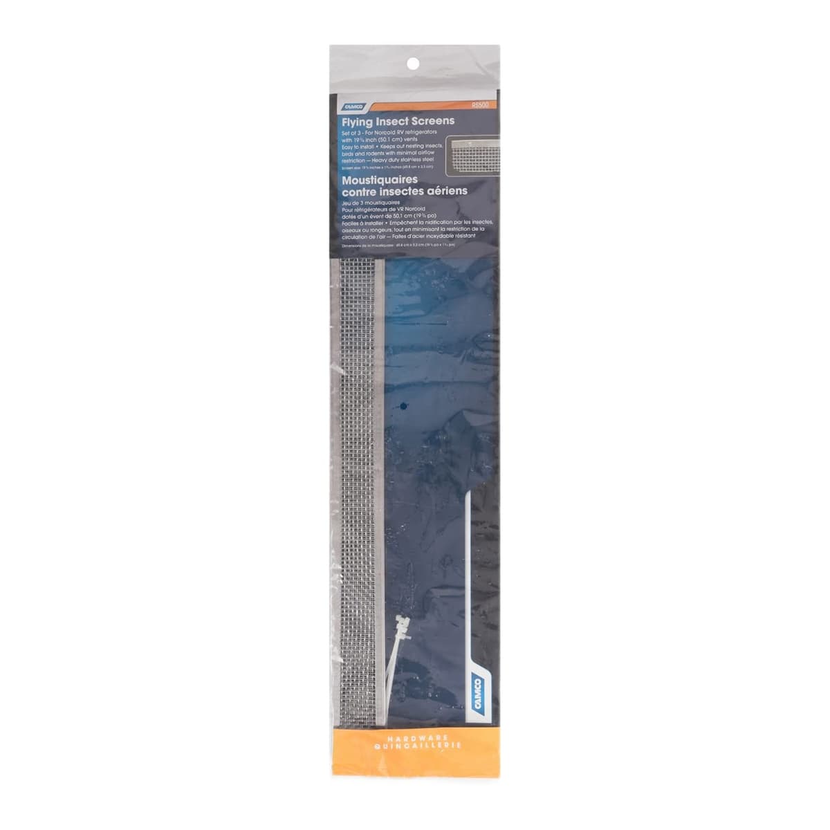 Camco Flying Insect Screen for Norcold Fridge Vents | RS500, 3-Pack