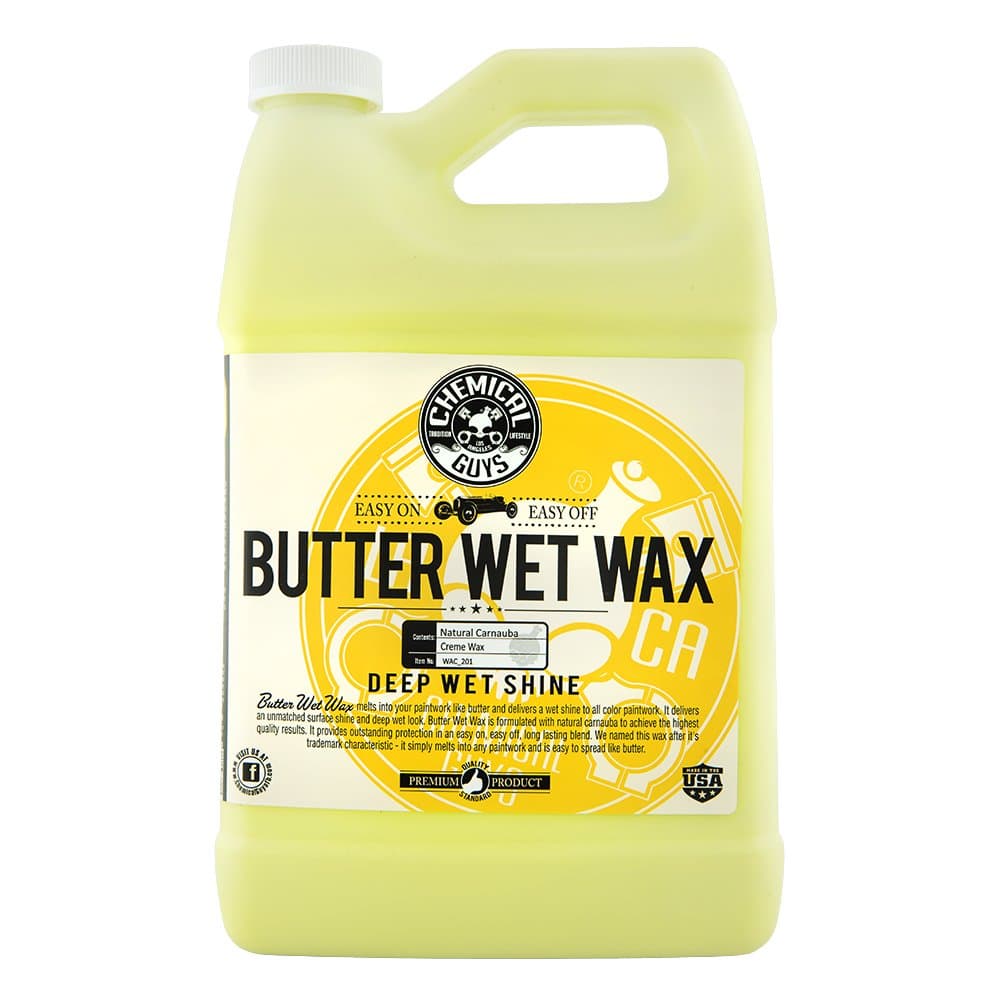 Chemical Guys Butter Wet Wax | 1 Gallon Carnauba Wax, Deep Wet Shine