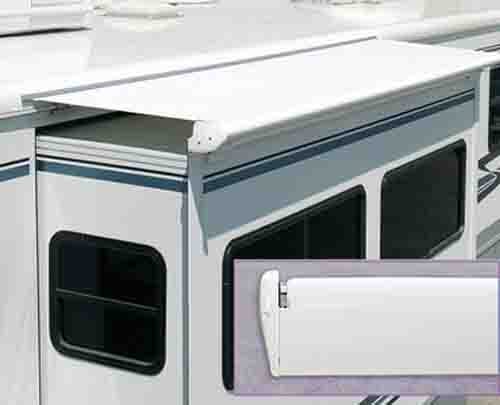 Carefree SideOut Kover III Slide-Out Awning with Deflector | 109" Black Vinyl