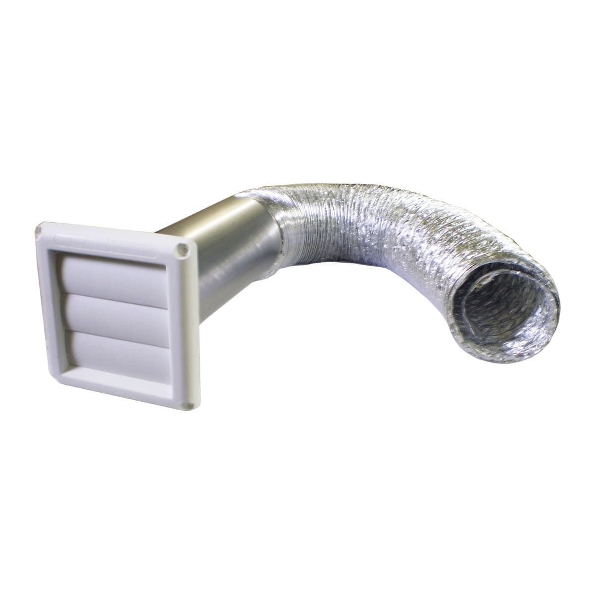 Pinnacle RV Dryer Outside Vent Kit | White, 5 ft Hose