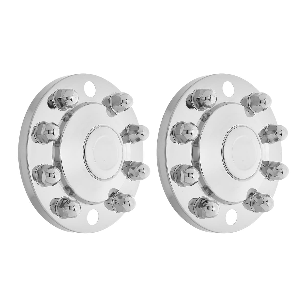 Phoenix USA 22.5" 10-Lug Stainless Wheel Simulator Set (5 Hand Hole)