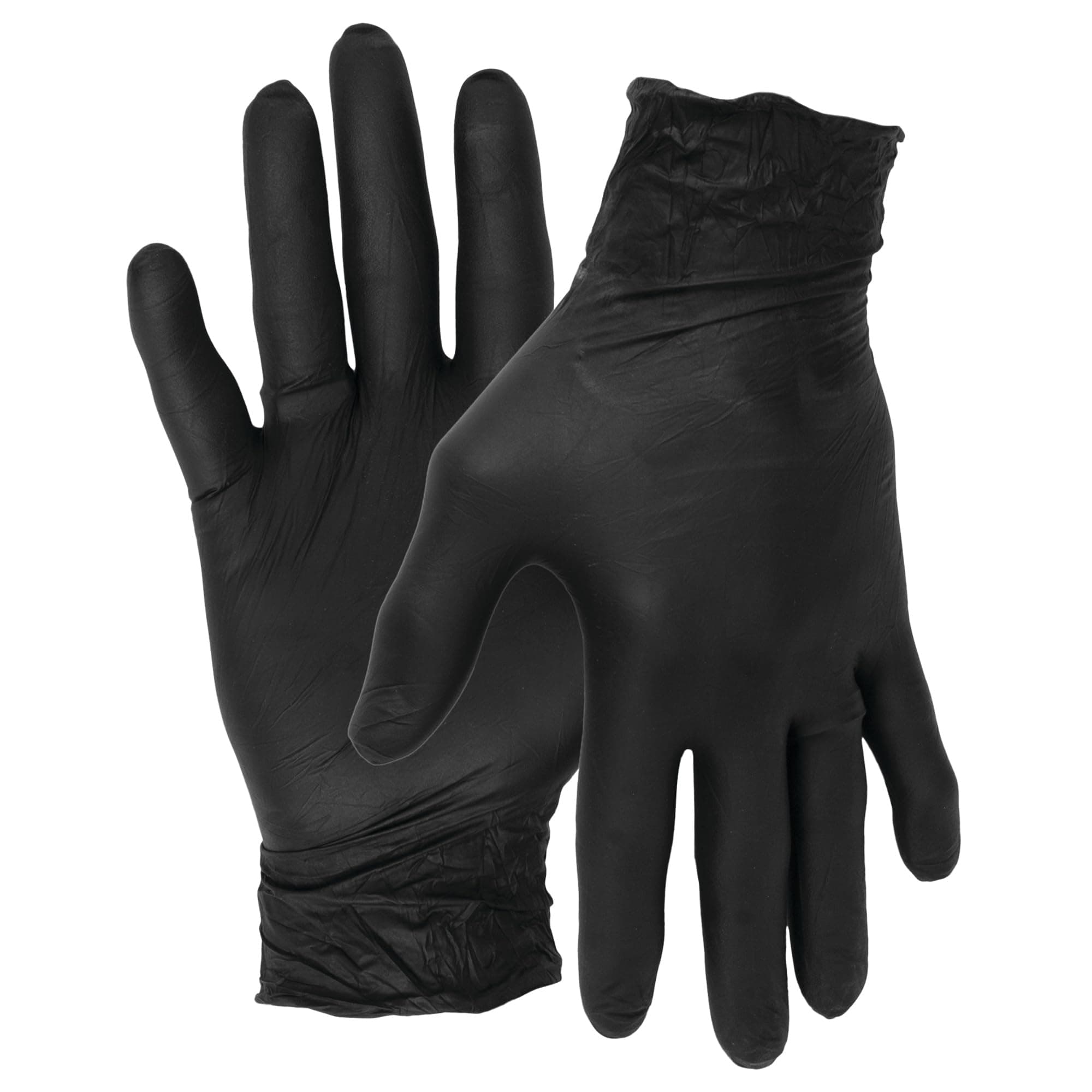 Performance Tool Disposable Nitrile Gloves | Black, Medium, 100-Count Box