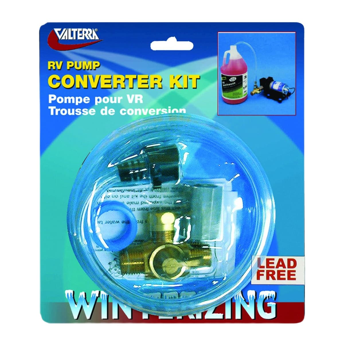 Valterra RV Water Pump Converter Winterizing Kit