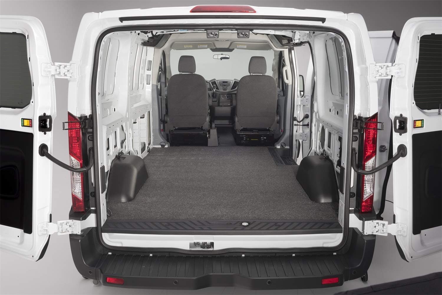 BedRug VanRug Cargo Floor Liner | 2015-2025 Ford Transit LWB (148" WB, No Extended Body), Charcoal Grey