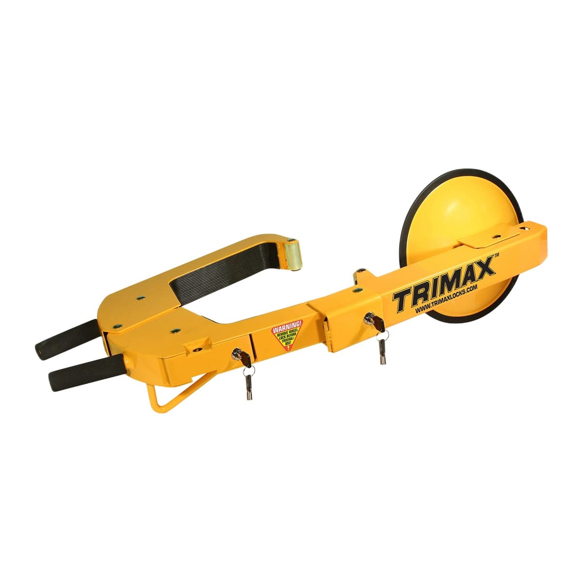 Trimax Ultra-Max Adjustable Wheel Lock | Fits 10"-18" Wheels