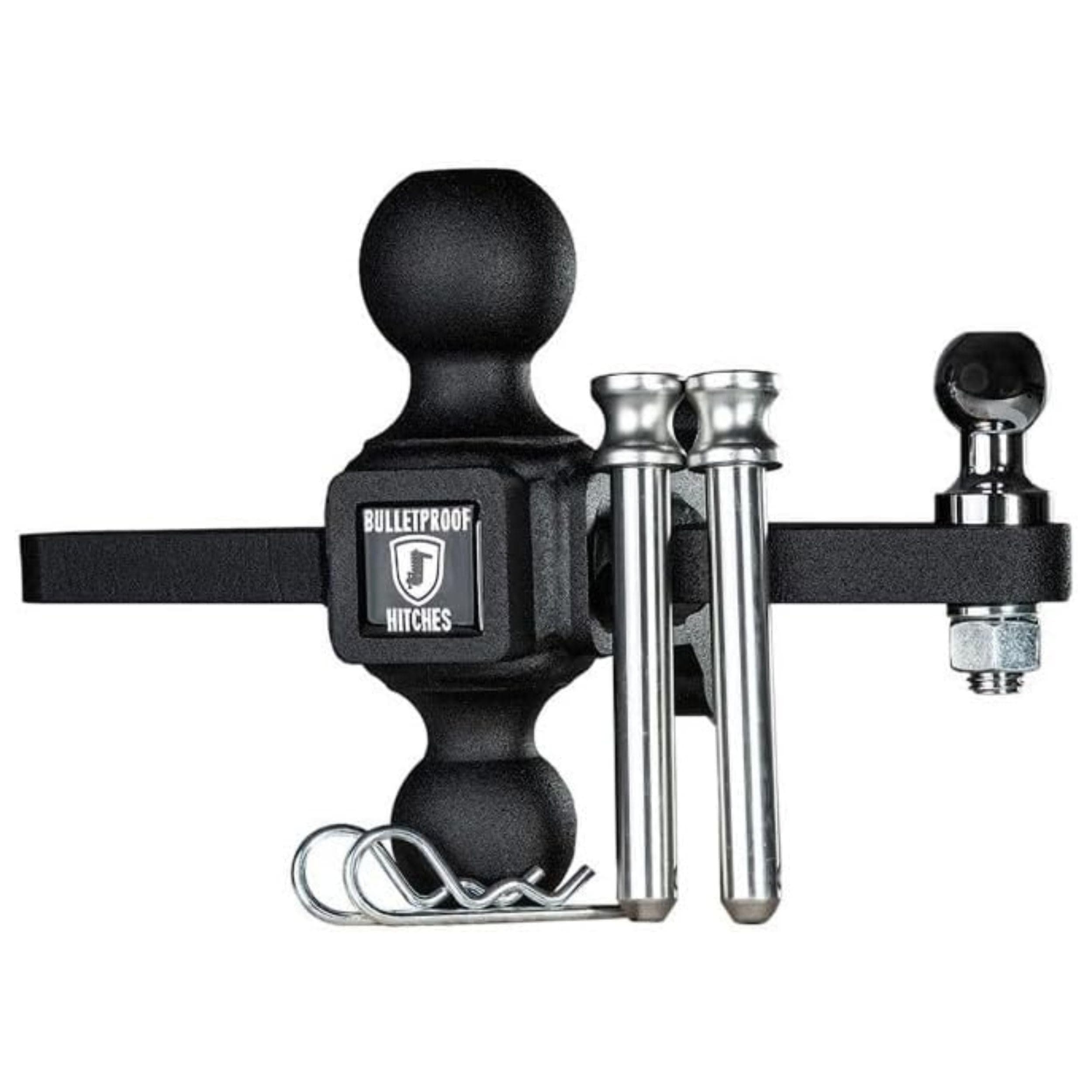 BulletProof Hitches Medium Duty Sway Control Ball Mount | 2" & 2-5/16" Combo Ball, 14,000 lb Rated