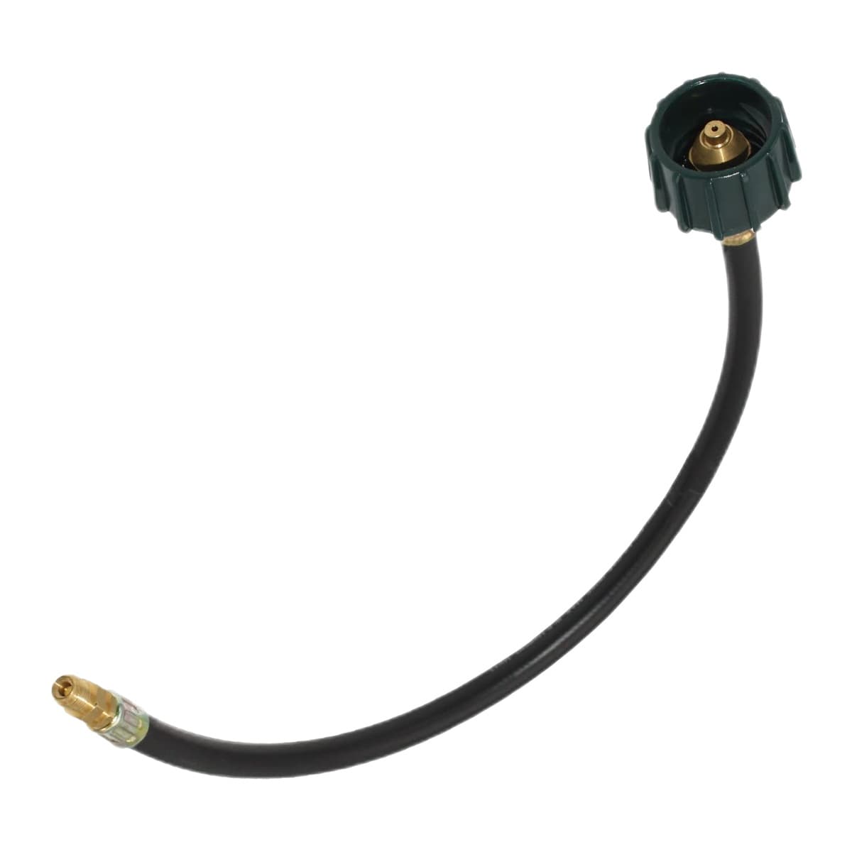Flame King 18" Propane Pigtail Hose | ACME/QCC x 1/4" Inverted Flare