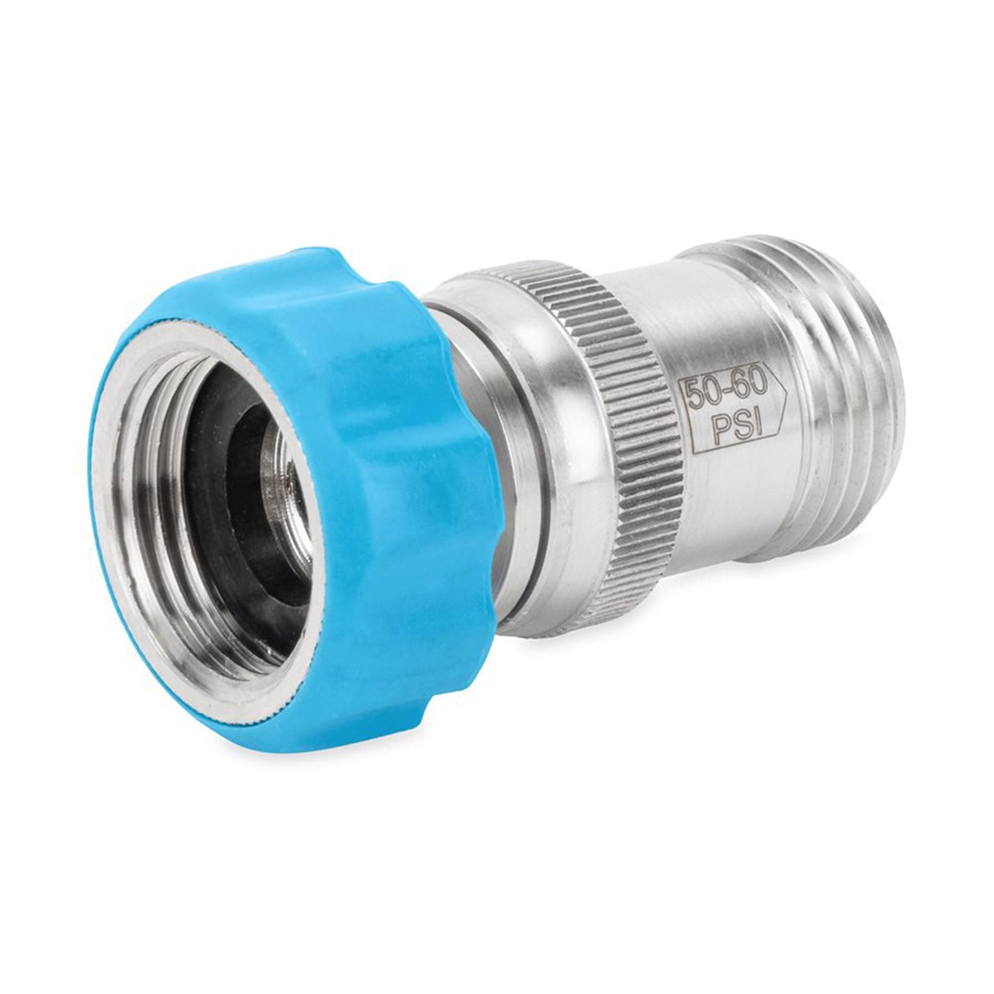 Camco Stainless-Steel Water Pressure Regulator | 3/4" GHT, Regulates to 50-60 PSI
