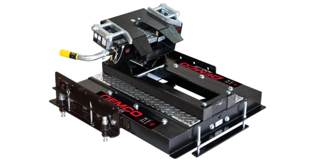 Demco Hijacker AutoSlide 5th Wheel Hitch Kit | 21,000 lb Capacity, Above-Bed, Rails Included