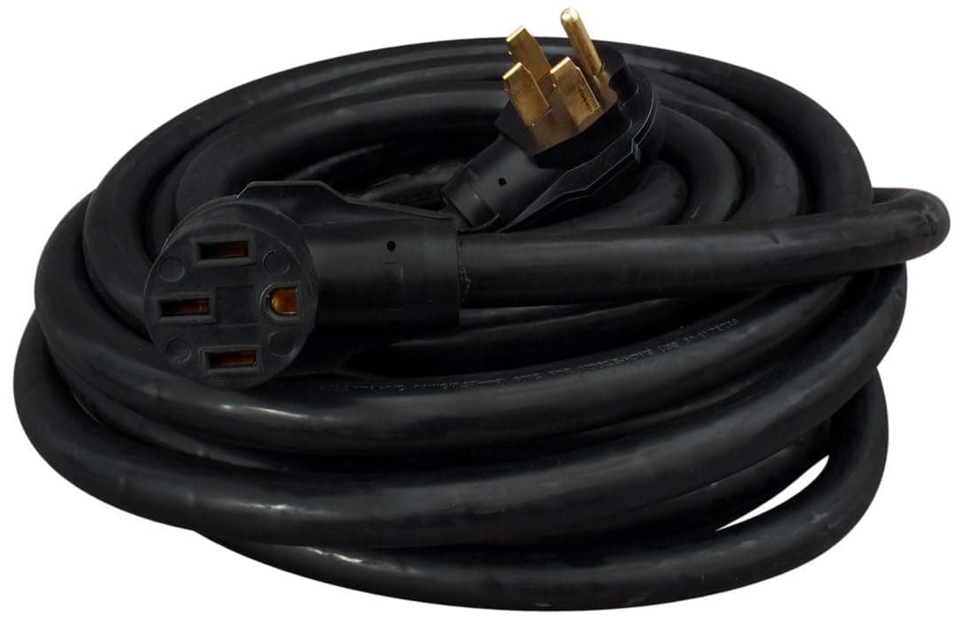 Valterra 50-Amp RV Extension Cord | 50 ft, Bulk, Black