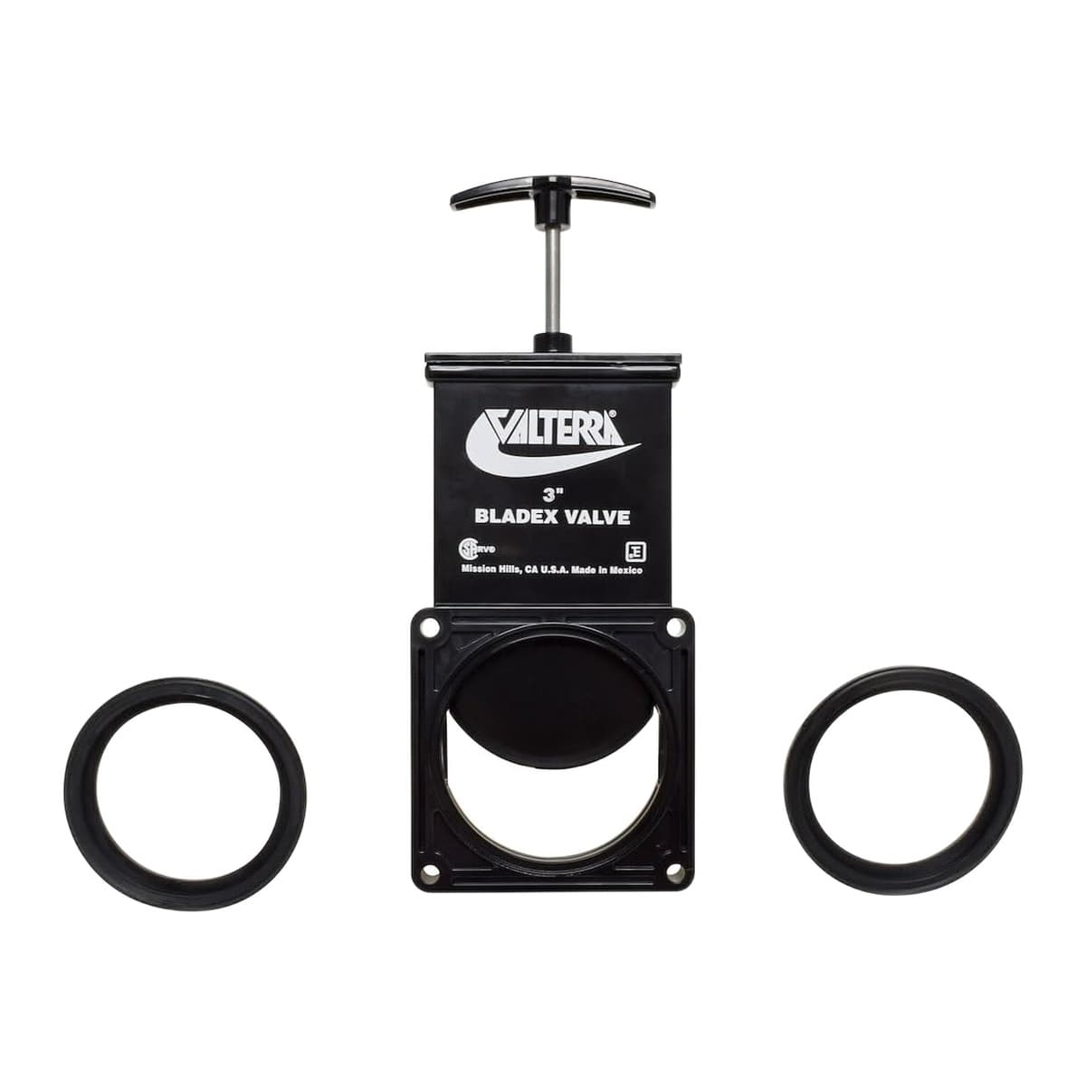 Valterra Bladex 3" Waste Valve Body | Plastic Handle