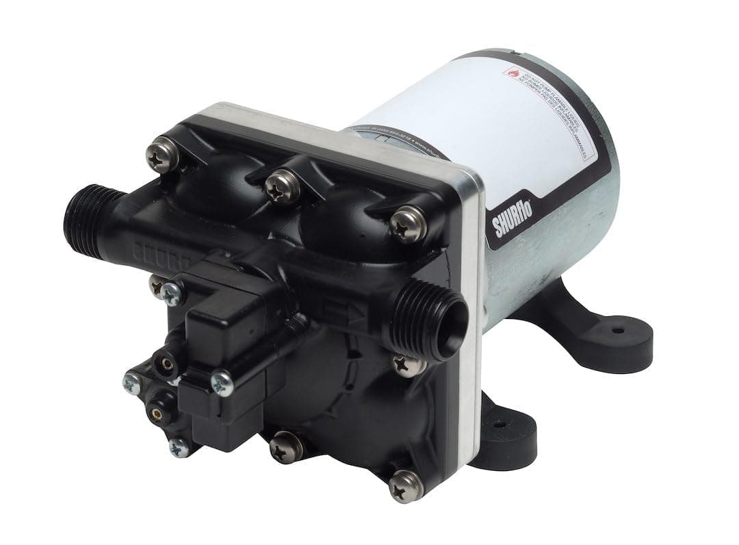 Shurflo Revolution 24 VDC Fresh Water Pump | 3.0 GPM, 55 PSI, 1/2 in. NPSM Male Ports