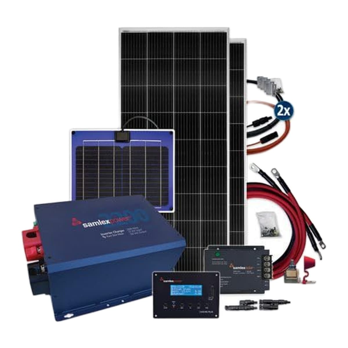 Samlex SPB-SHARE400 Share 400 Solar & Power Bundle, 400W Solar + Inverter/Charger