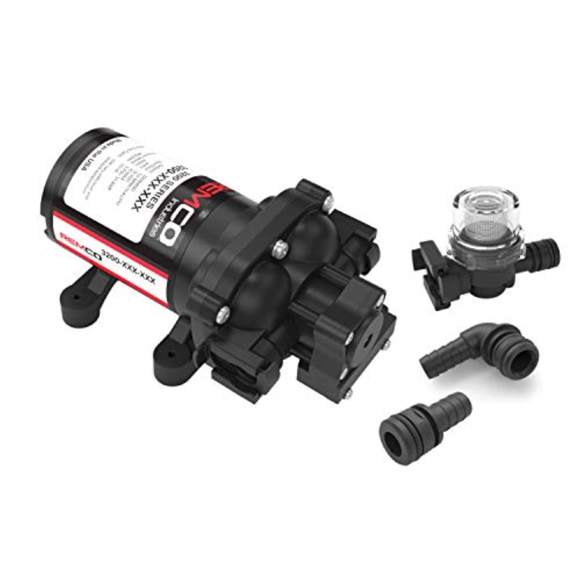 Remco 3200 Series Water Pump | 3.2 GPM, 12VDC, Demand-Controlled