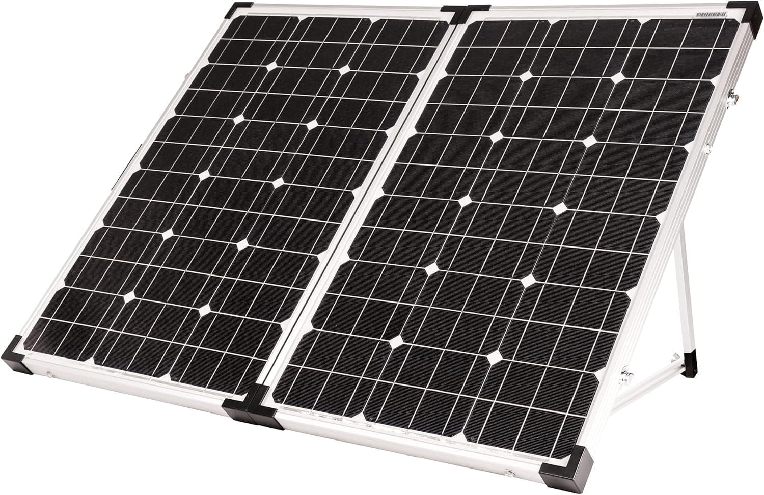 Go Power! GP-PSK-130 130W Portable Folding Solar Panel Kit | 10A Controller, Adjustable Legs, Carry Case