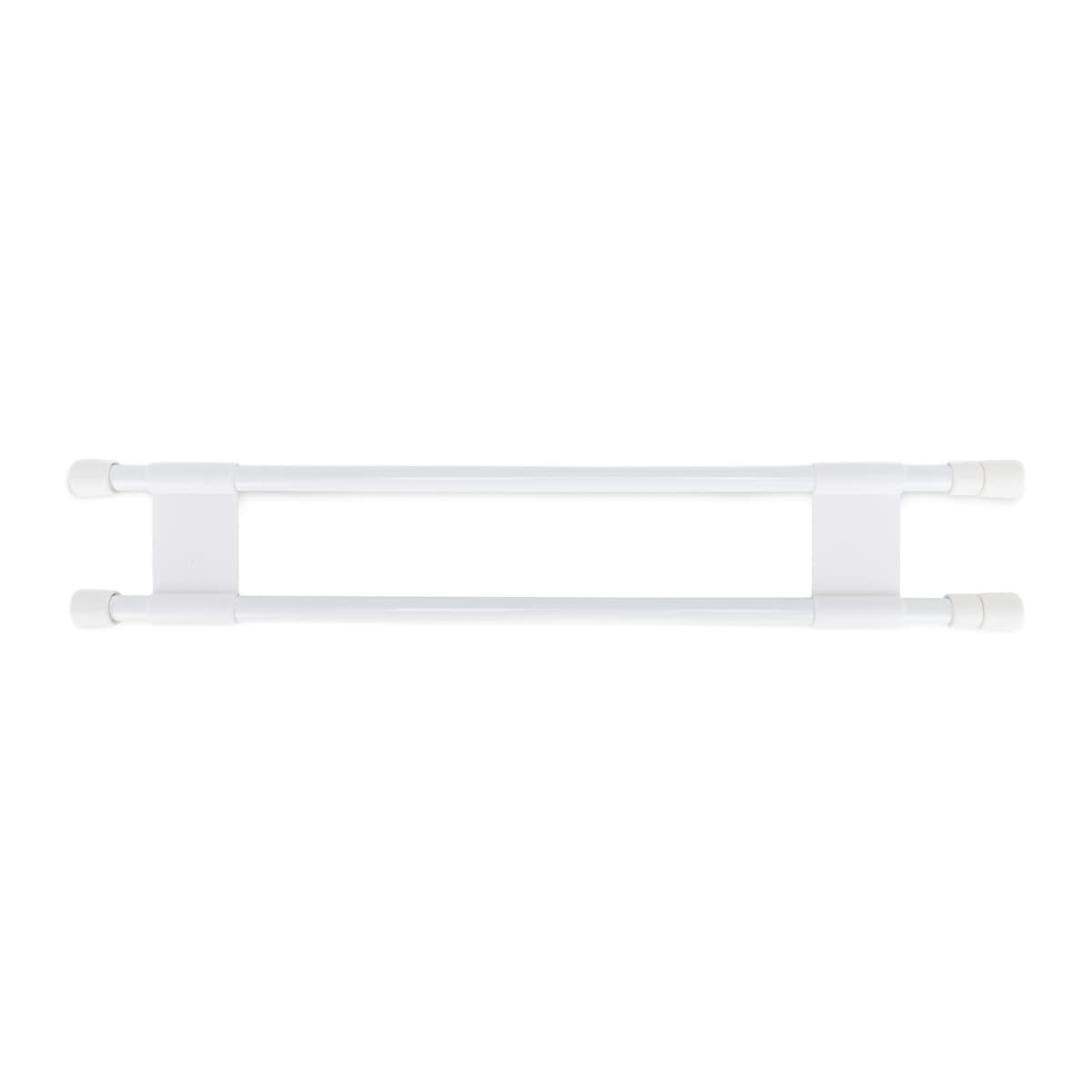 Camco RV Refrigerator Double Bar Set | Extends 19"–34", White